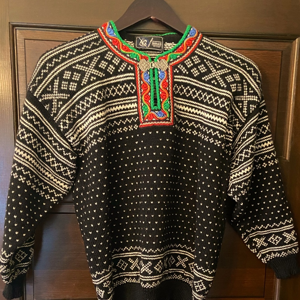 Vintage Norwegian Wool Sweater